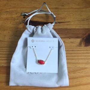 Kendra Scott Red Pendant Necklace